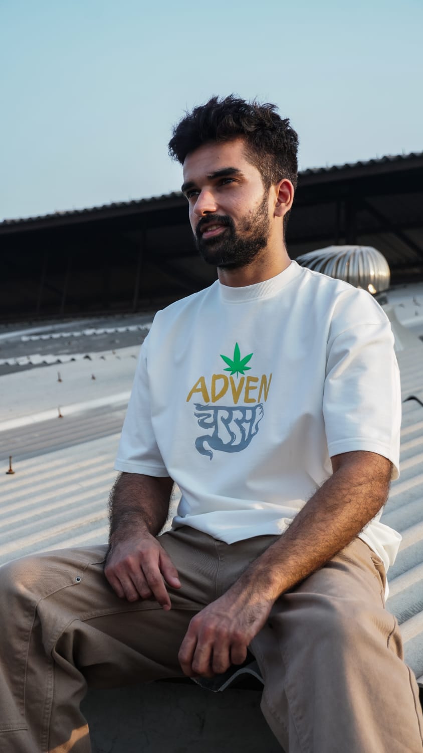 AdvenCHARAS cotton T-shirt by Pavitra Paapi, view 3